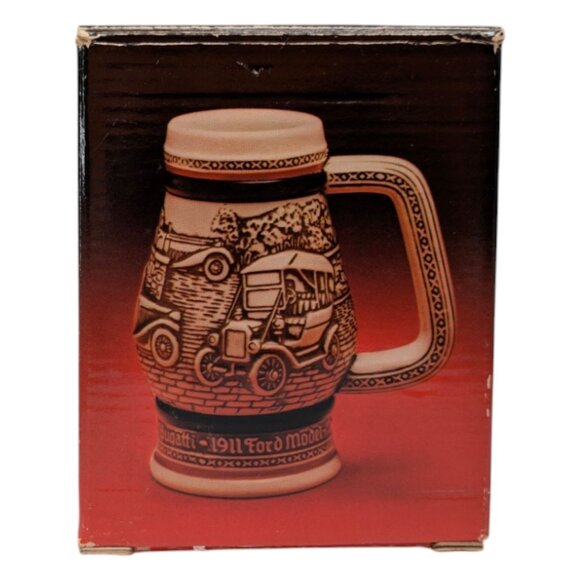 Vtg Avon Car Classics Ceramic Stein Cream Ford Model T 1982 with Box 5" - Picture 7 of 14